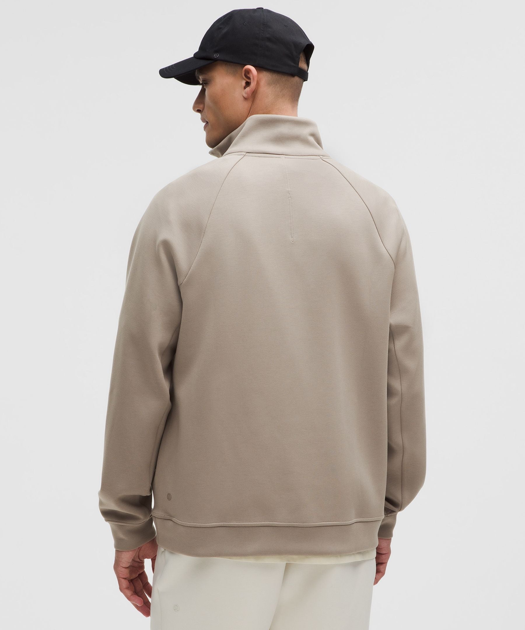 Lululemon Smooth Spacer Quarter Zip Warm Ash Grey