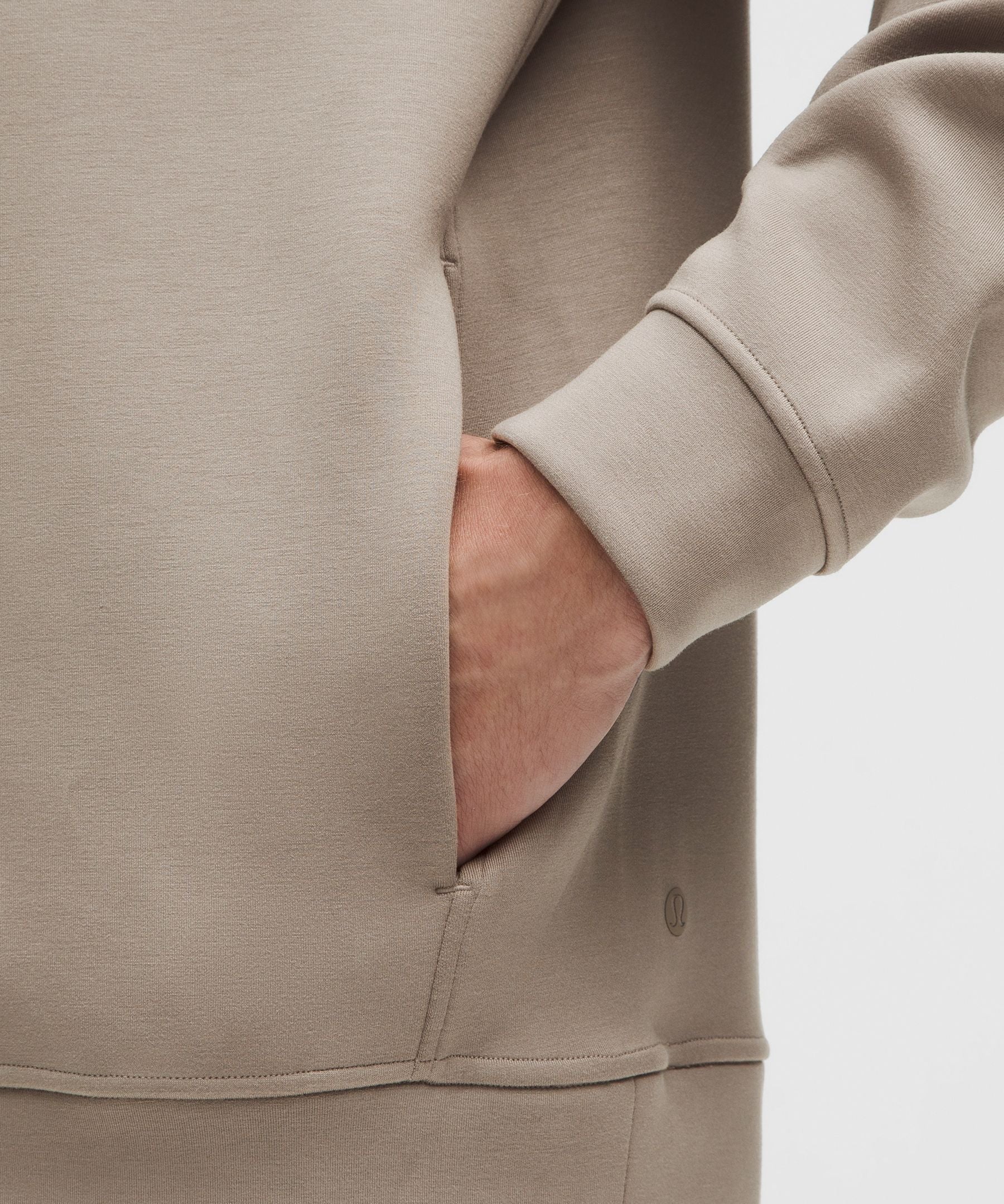 Lululemon Smooth Spacer Quarter Zip Warm Ash Grey