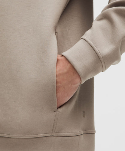 Lululemon Smooth Spacer Quarter Zip Warm Ash Grey