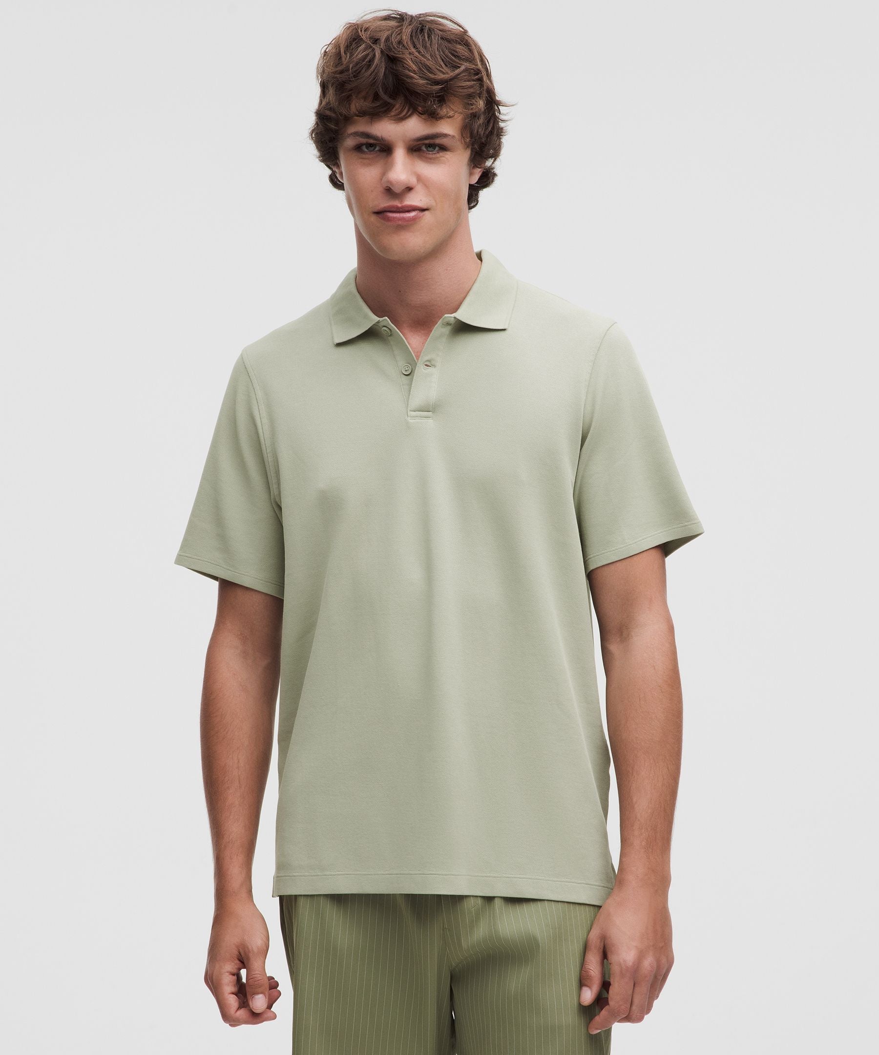 Lululemon Cotton Pique Short-Sleeve Polo Shirt