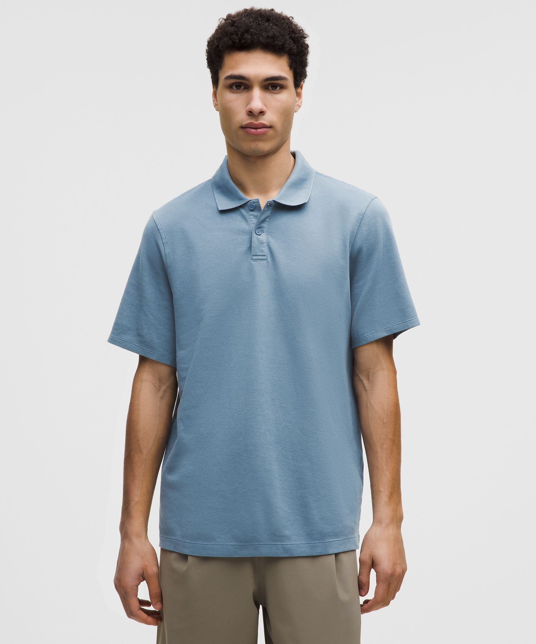 Lululemon Cotton Pique Short-Sleeve Polo Shirt