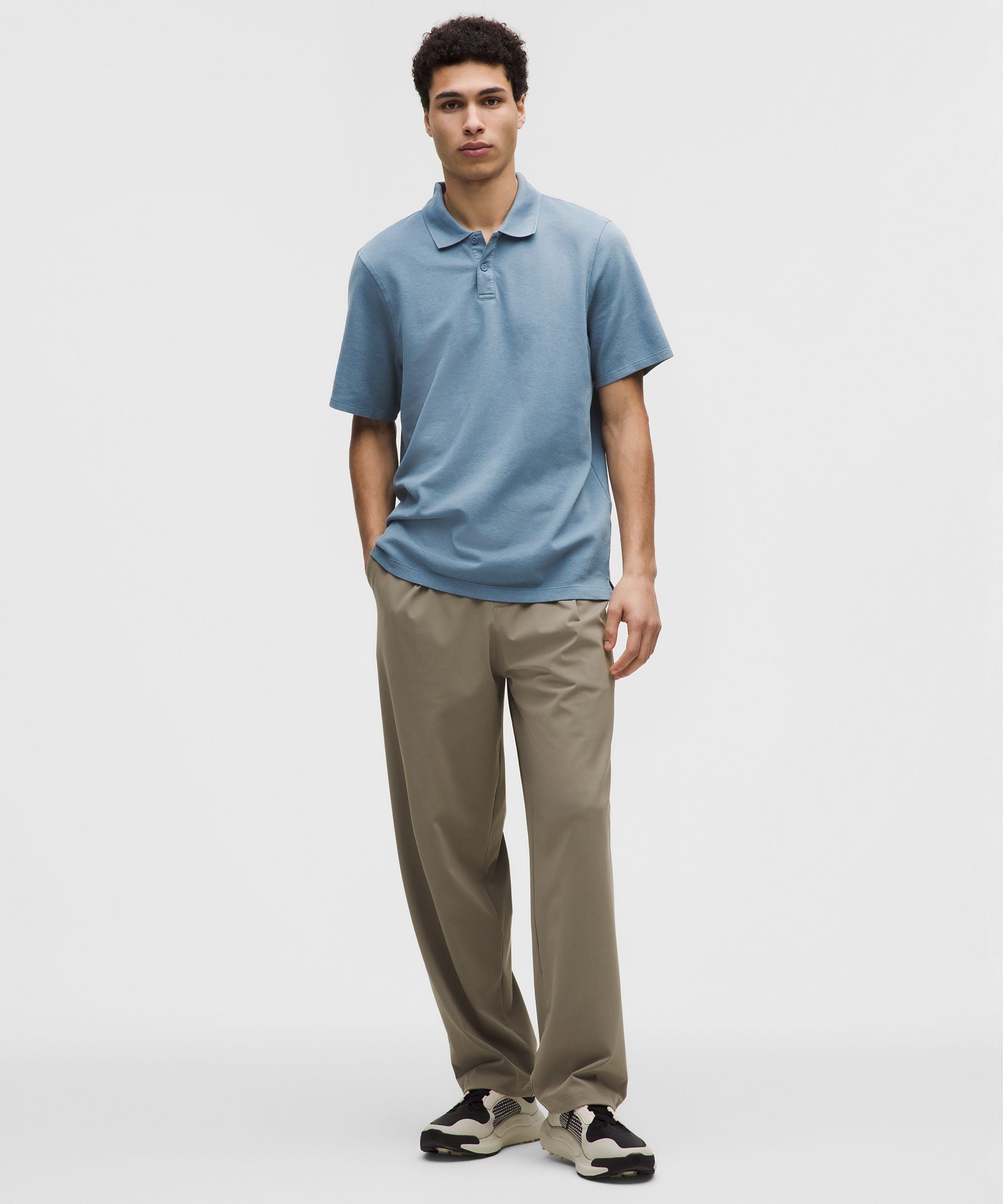 Lululemon Cotton Pique Short-Sleeve Polo Shirt