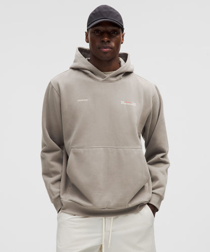 Lululemon Steady State Pullover Hoodie *Graphic Warm Ash Grey