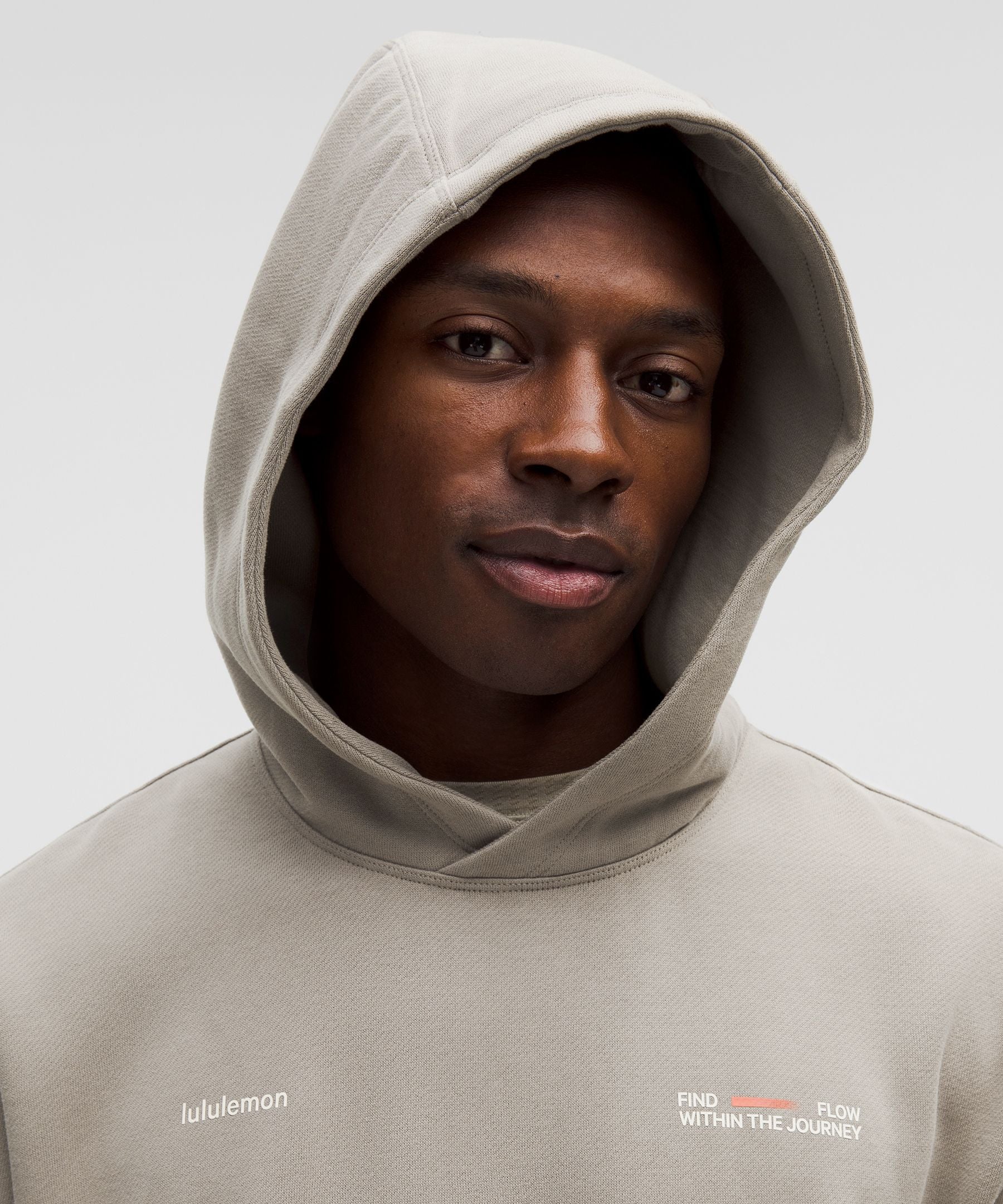 Lululemon Steady State Pullover Hoodie *Graphic Warm Ash Grey