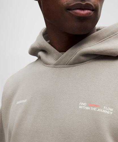 Lululemon Steady State Pullover Hoodie *Graphic Warm Ash Grey
