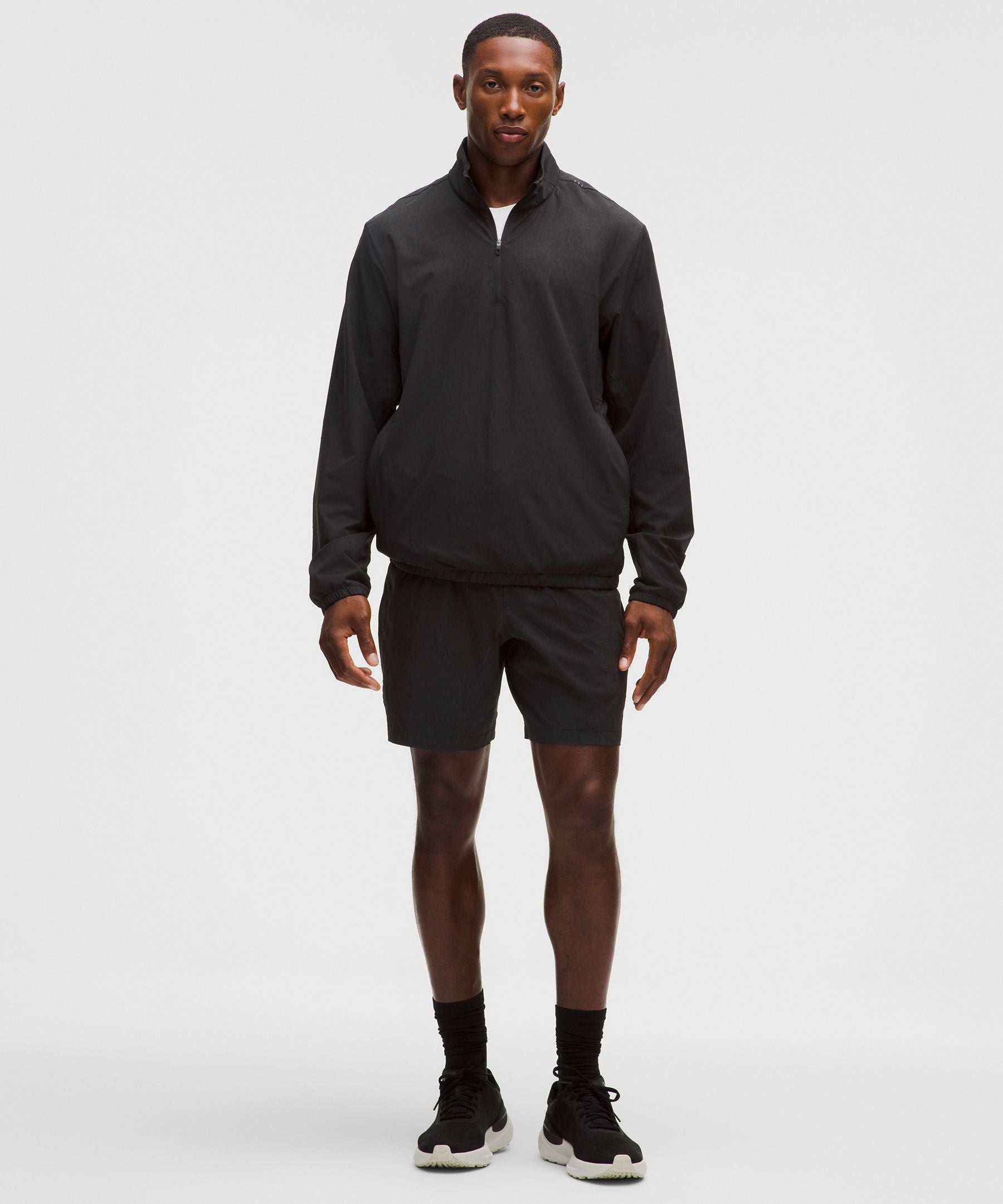 Lululemon Zeroed In Crinkle Texture Half Zip