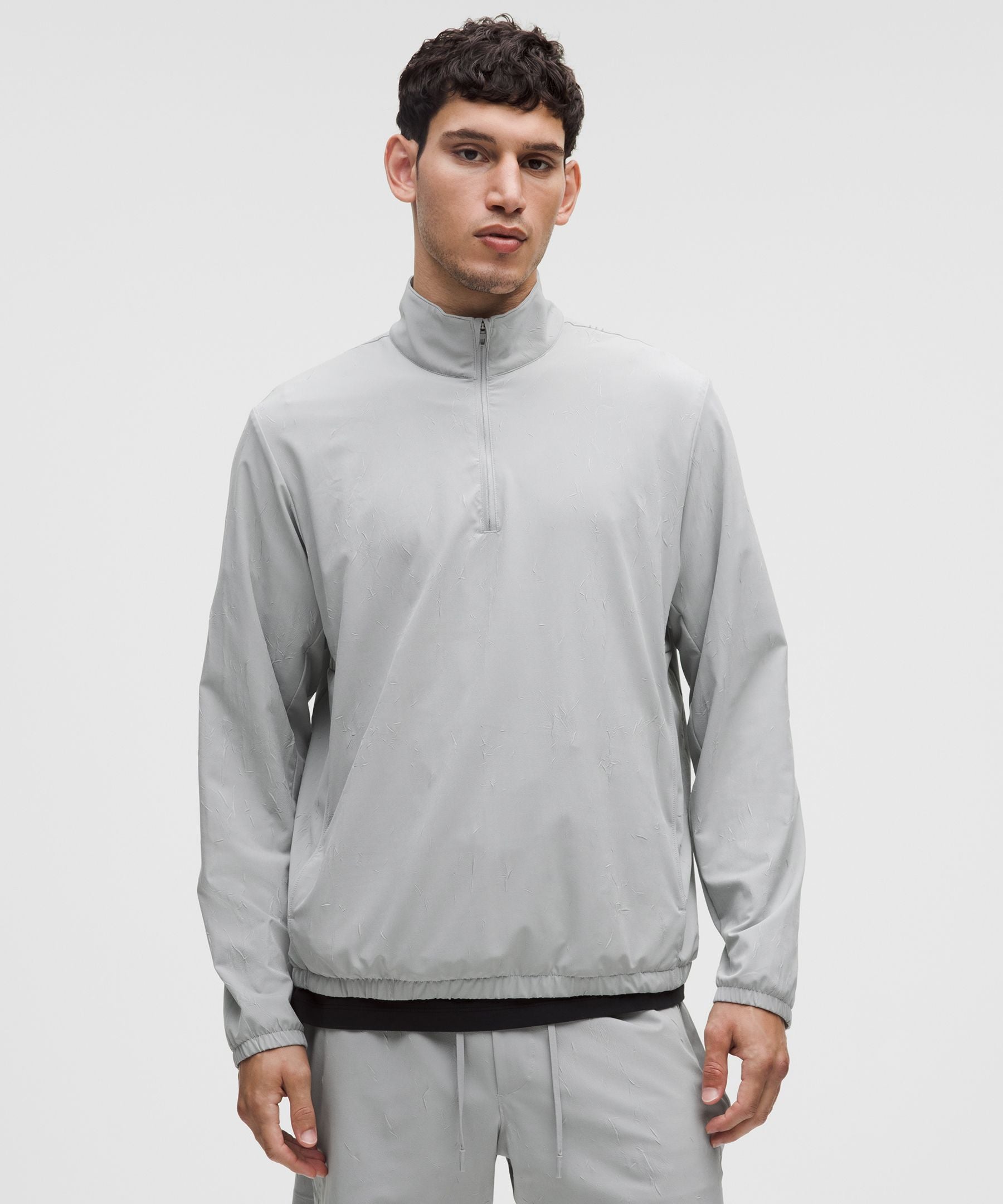 Lululemon Zeroed In Crinkle Texture Half Zip
