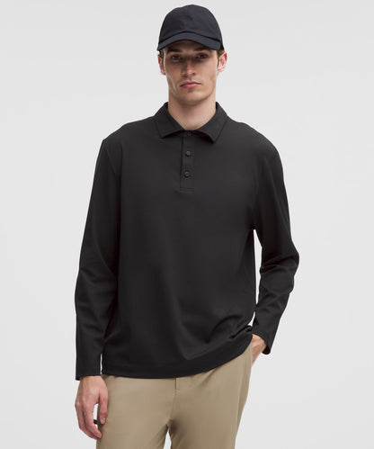 Lululemon Relaxed-Fit Long-Sleeve Golf Polo Shirt