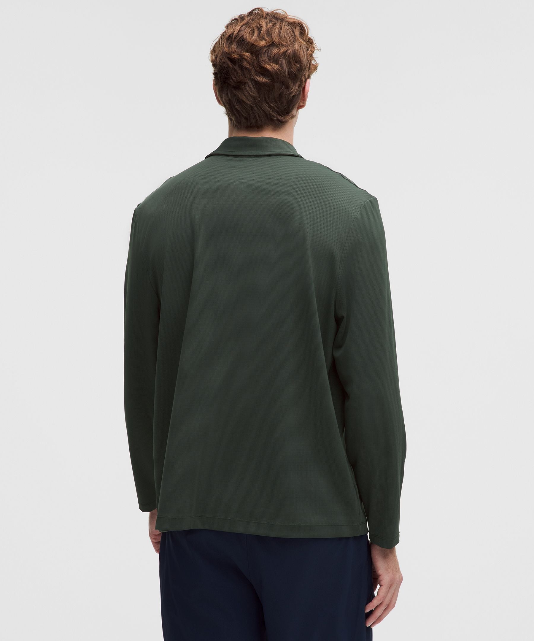 Lululemon Relaxed-Fit Long-Sleeve Golf Polo Shirt