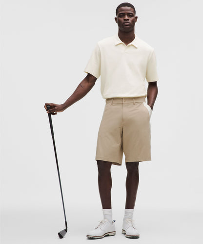 Lululemon Pique Performance Johnny-Collar Short-Sleeve Shirt