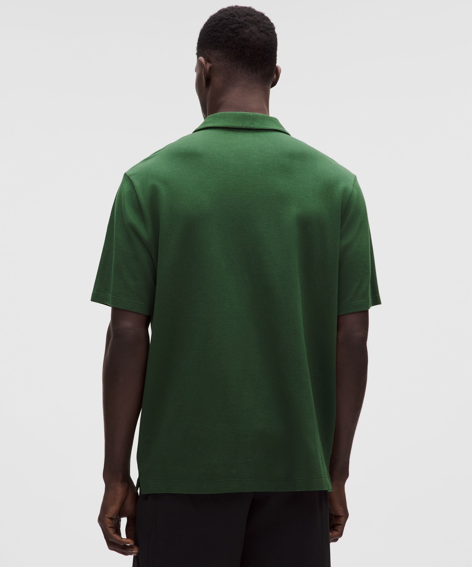 Lululemon Pique Performer Johnny-Collar Short-Sleeve Shirt