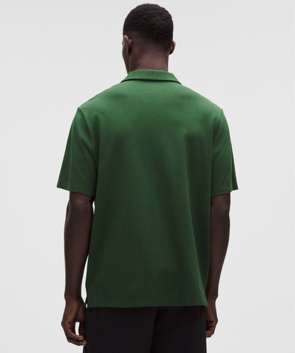 Lululemon Pique Performer Johnny-Collar Short-Sleeve Shirt