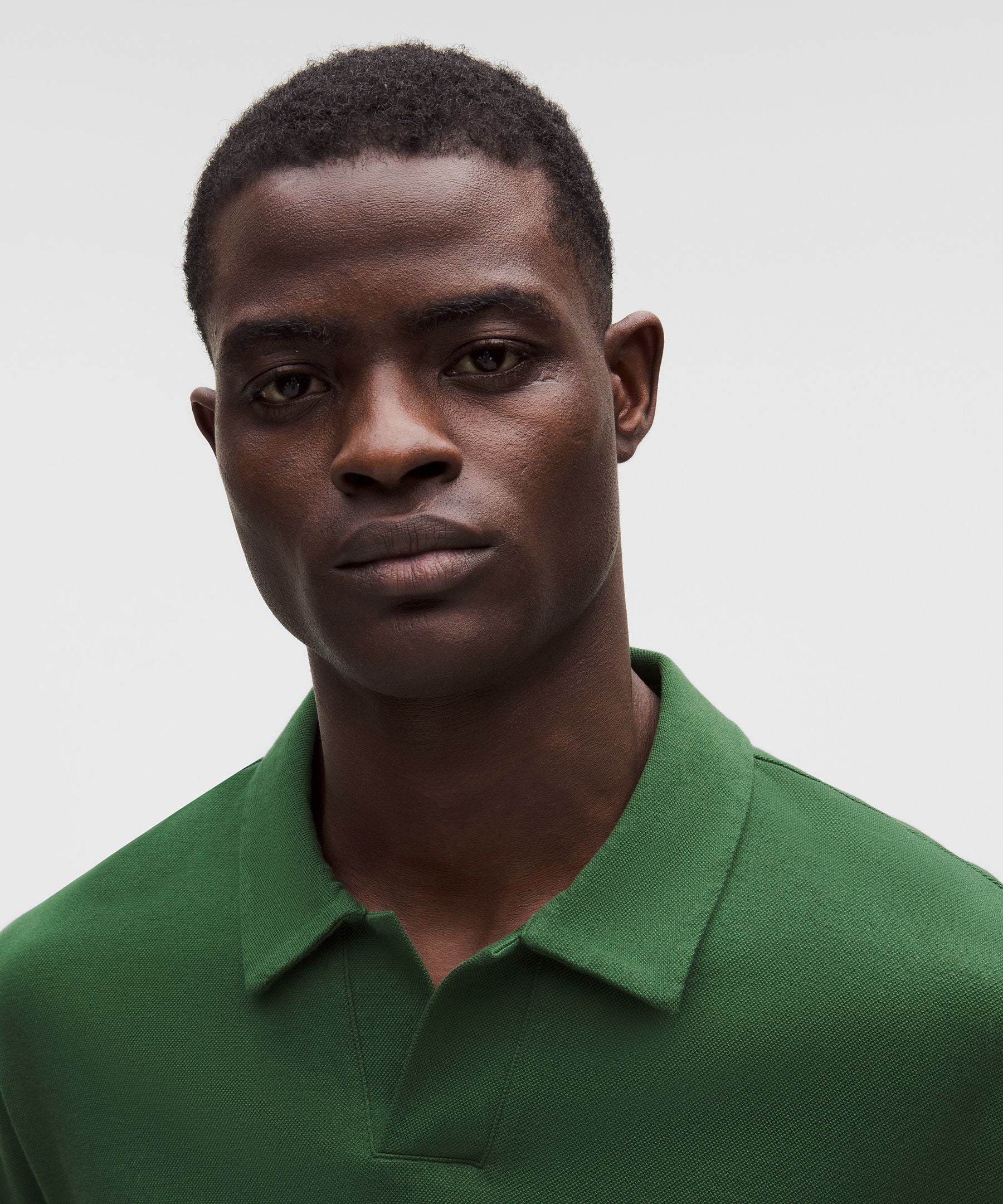 Lululemon Pique Performer Johnny-Collar Short-Sleeve Shirt