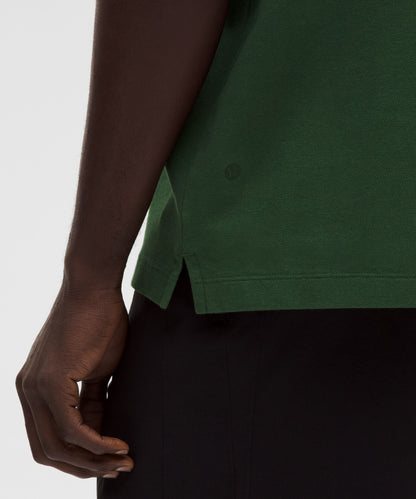Lululemon Pique Performer Johnny-Collar Short-Sleeve Shirt