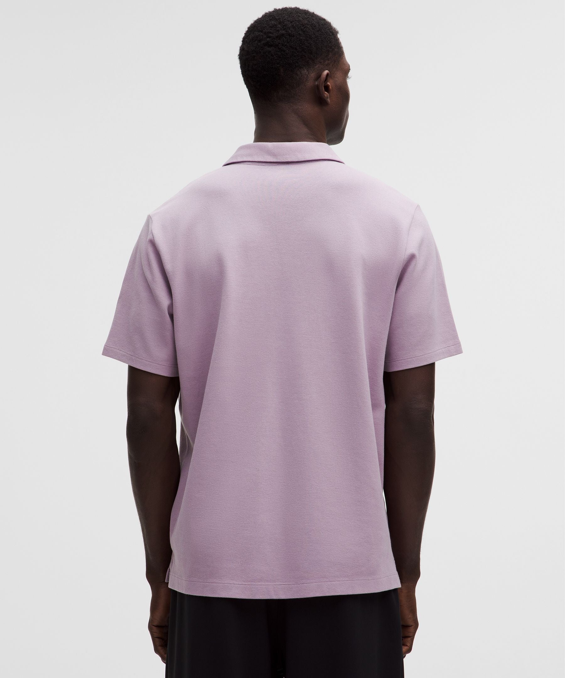 Lululemon Pique Performer Johnny-Collar Short-Sleeve Shirt