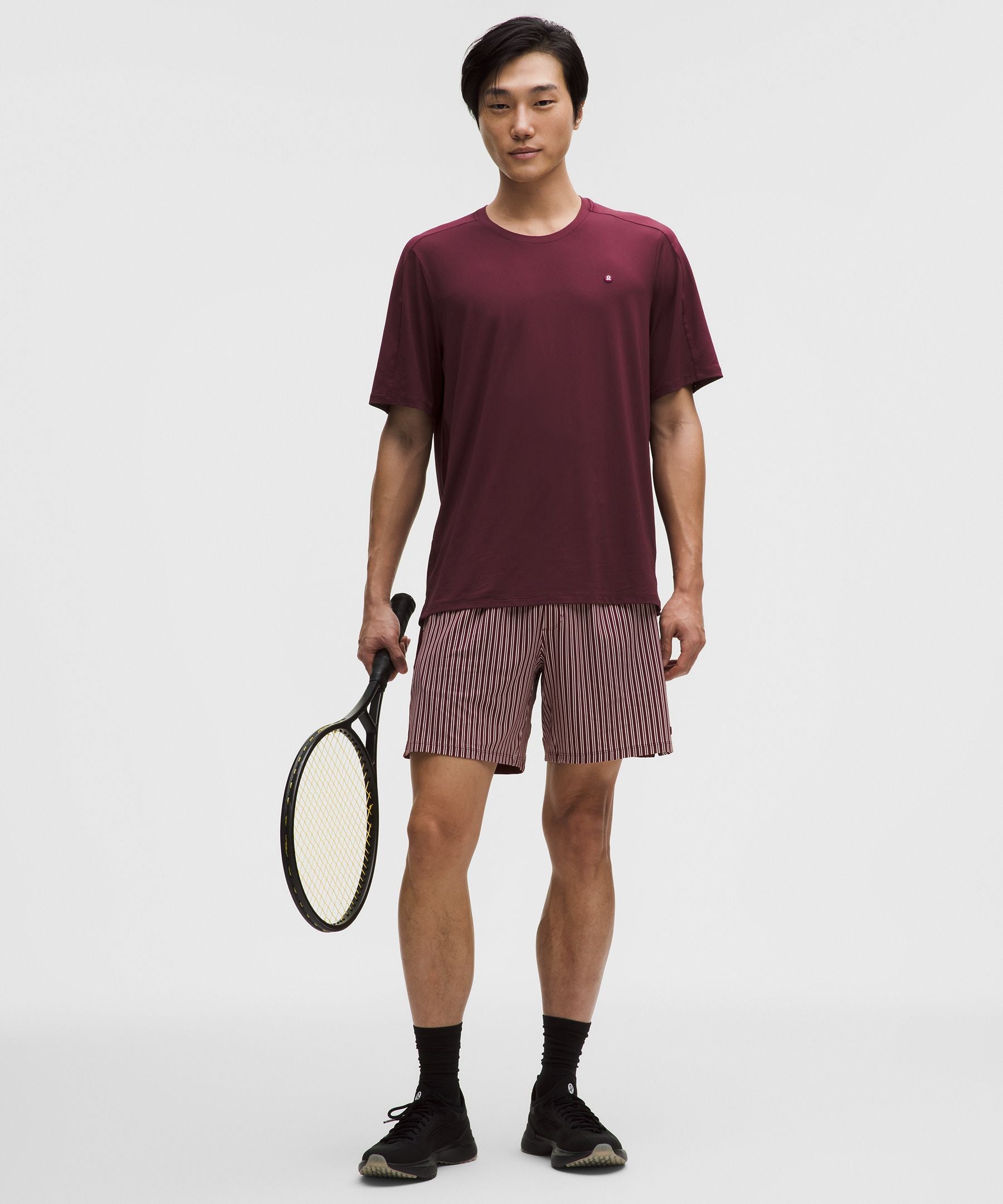 Lululemon UV-Protective Mesh Panelled Tennis Shirt