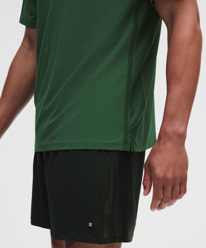 Lululemon UV-Protective Mesh Panelled Tennis Shirt