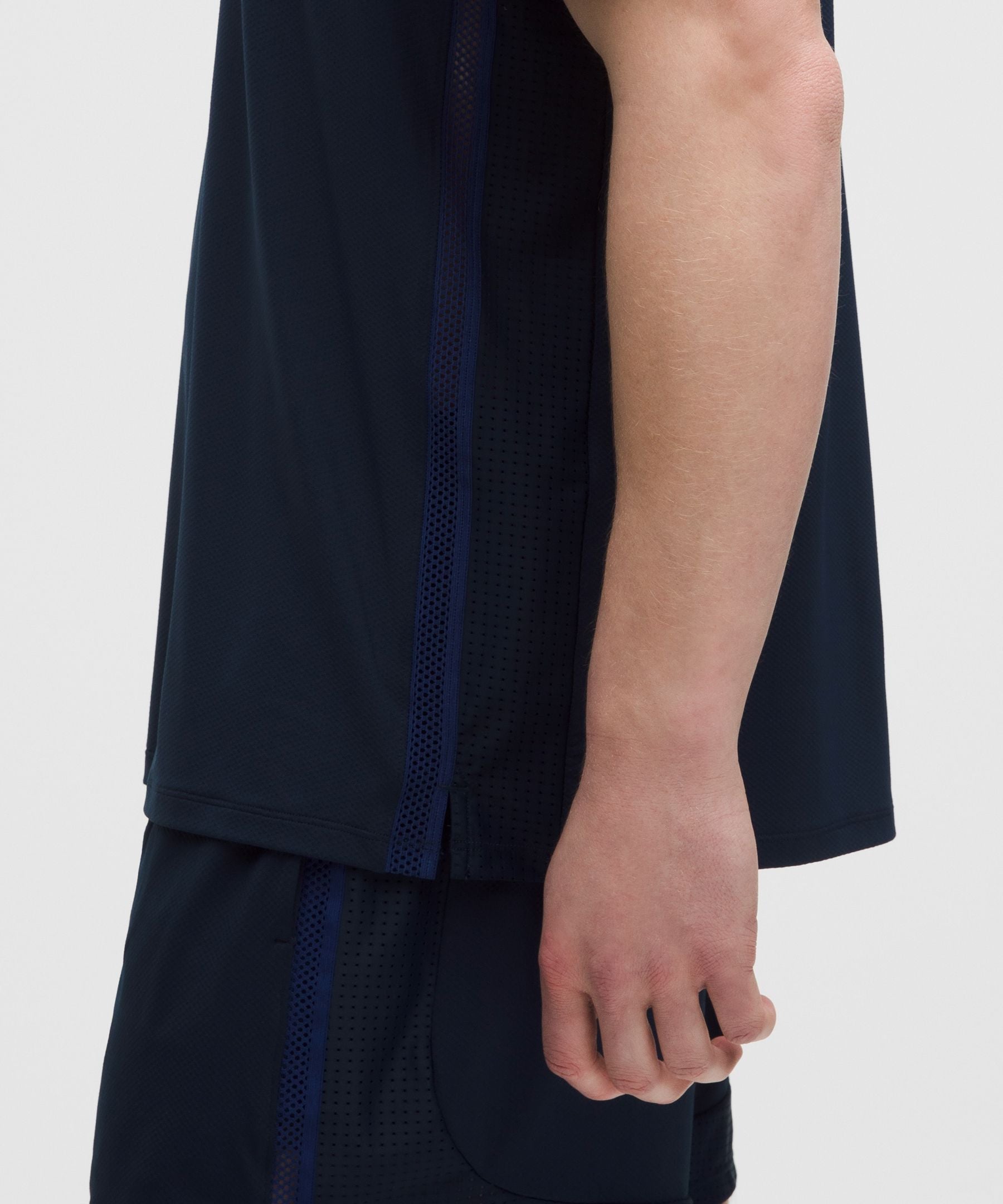Lululemon UV-Protective Mesh Panelled Tennis Shirt