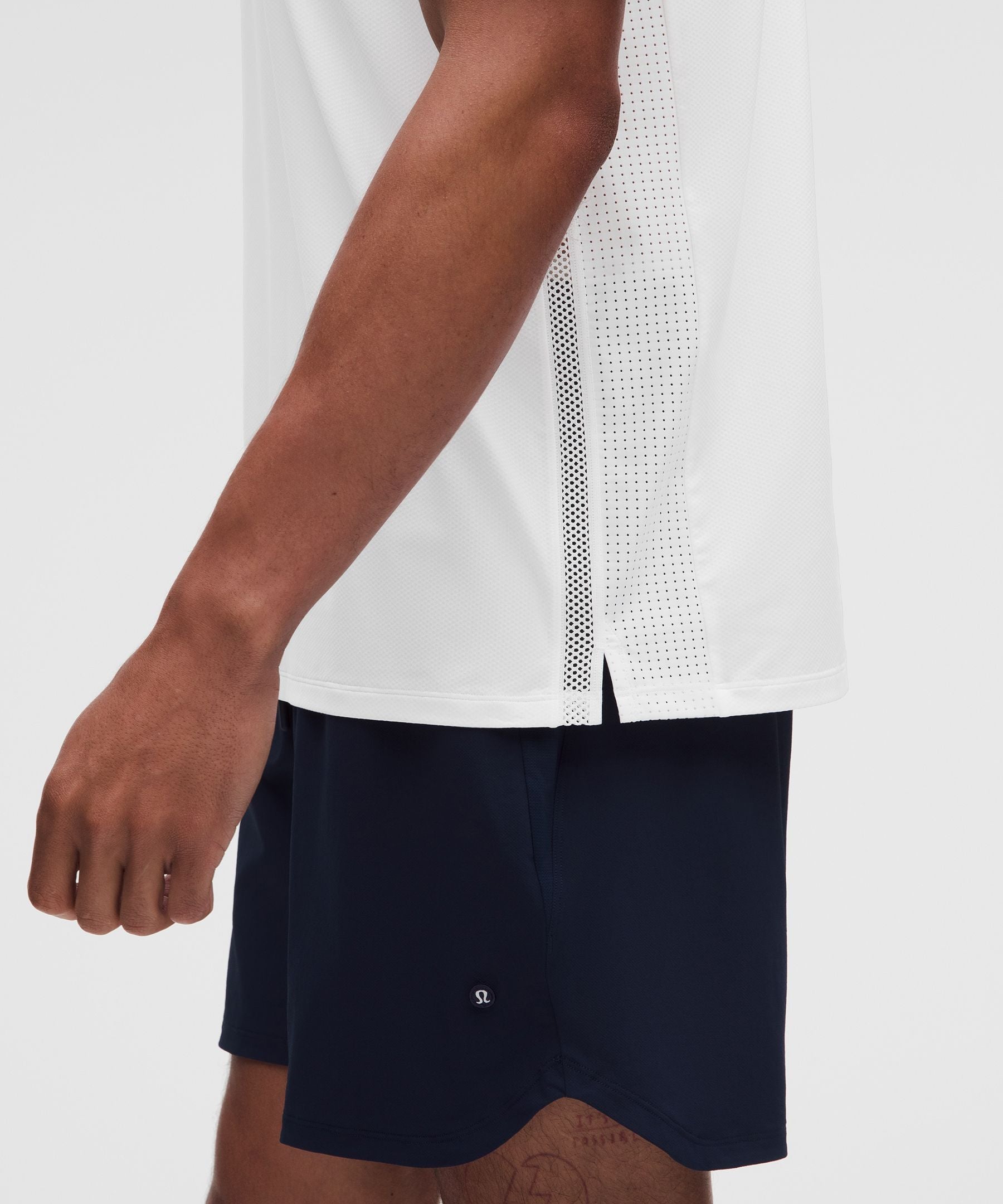 Lululemon Mesh Panelled Tennis Polo Shirt
