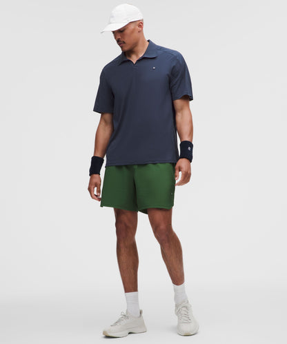 Lululemon Mesh Panelled Tennis Polo Shirt