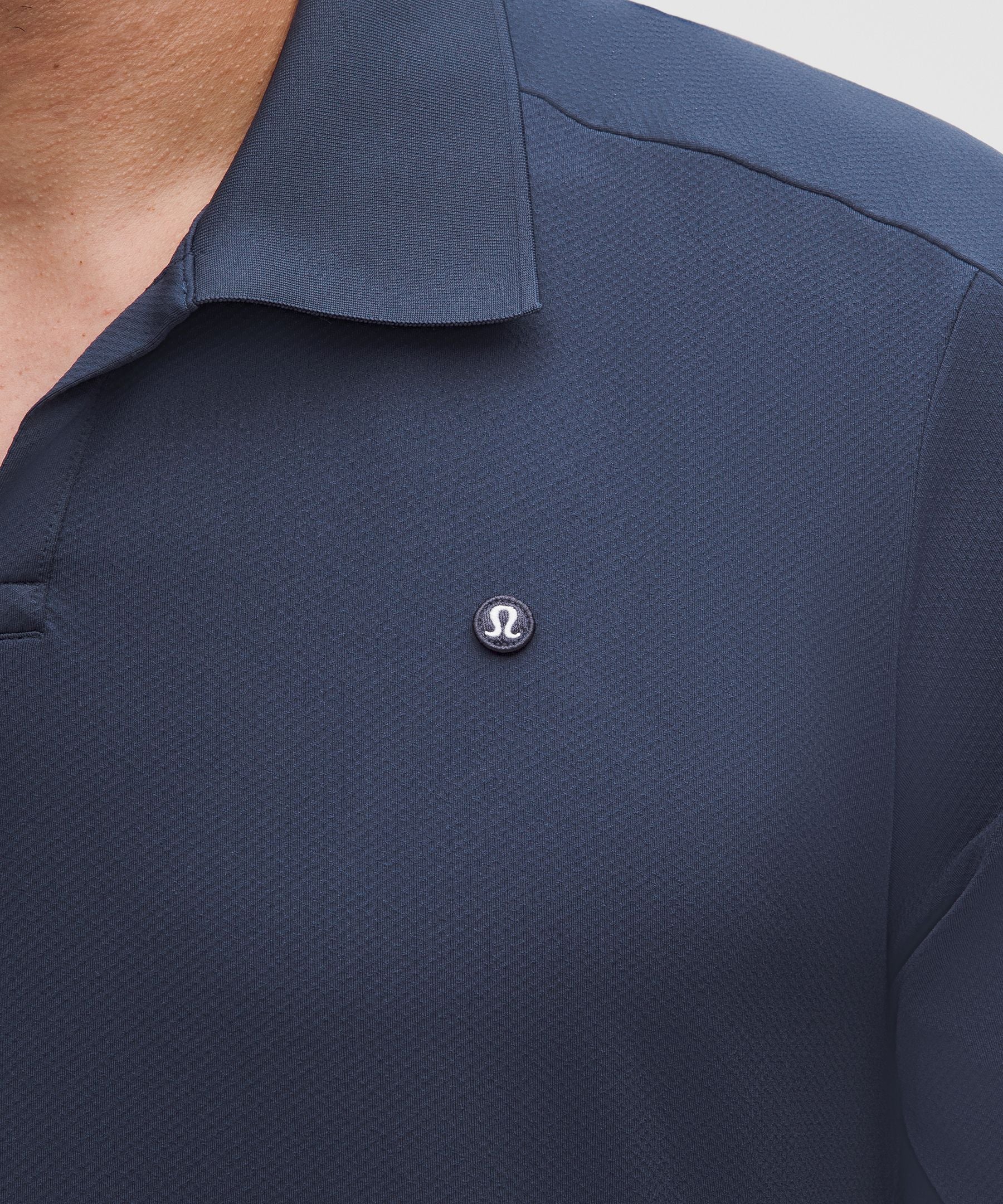 Lululemon Mesh Panelled Tennis Polo Shirt