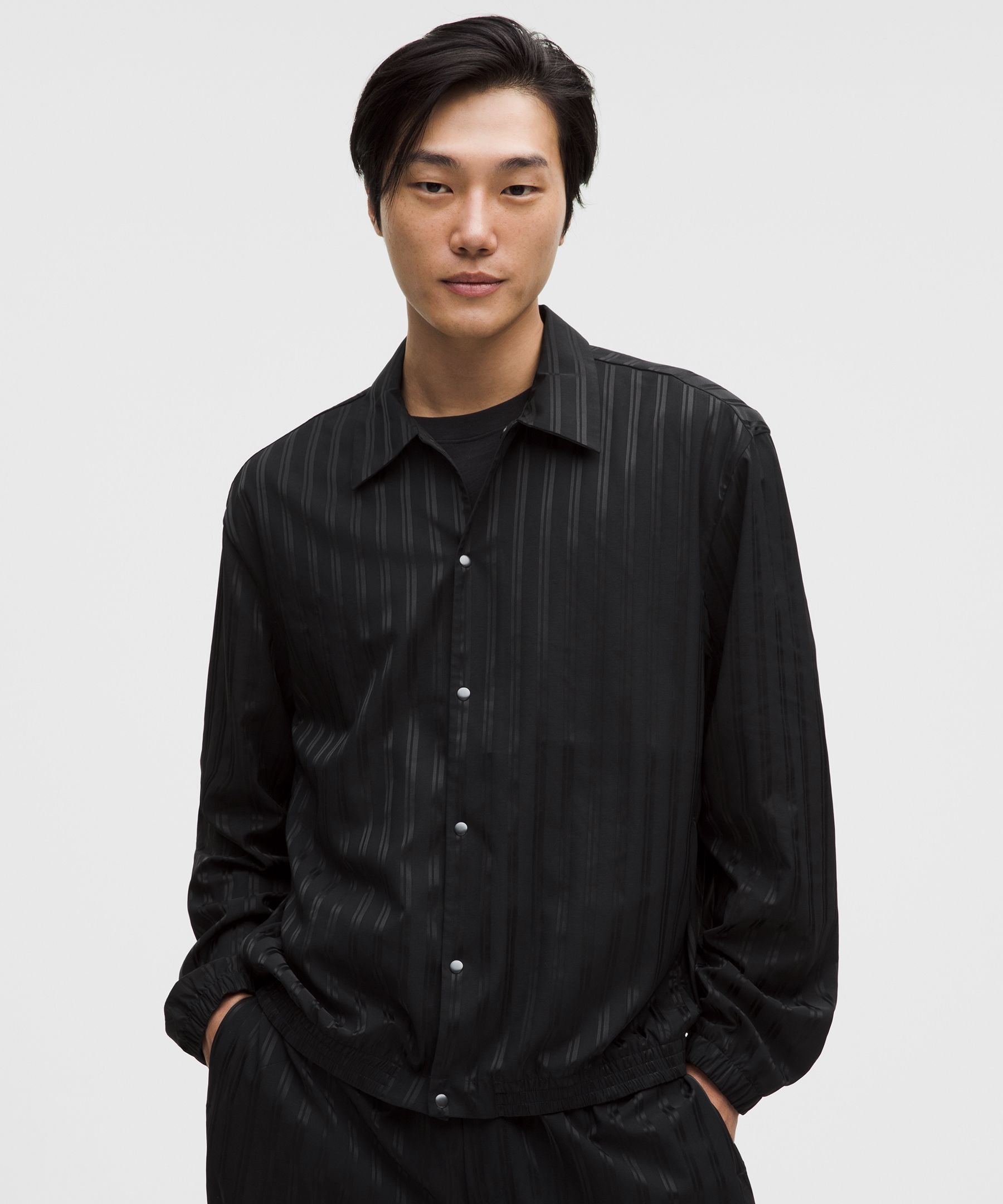 Lululemon Satin Stripe Coaches Jacket