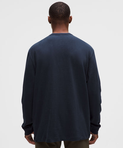 Lululemon Slub Cotton-Jersey Long-Sleeve Henley