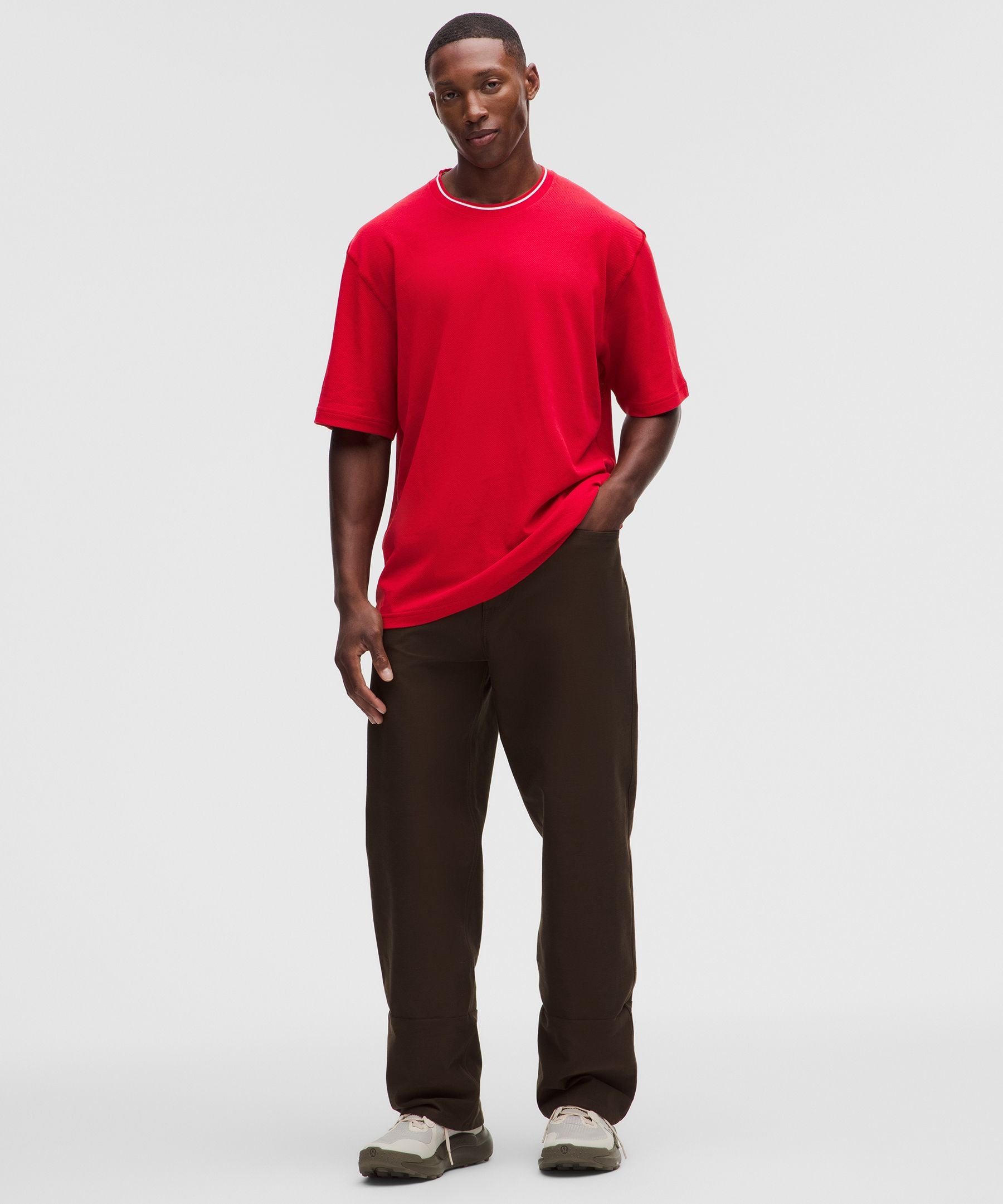 Lululemon Mesh-Knit Jersey Short-Sleeve Shirt