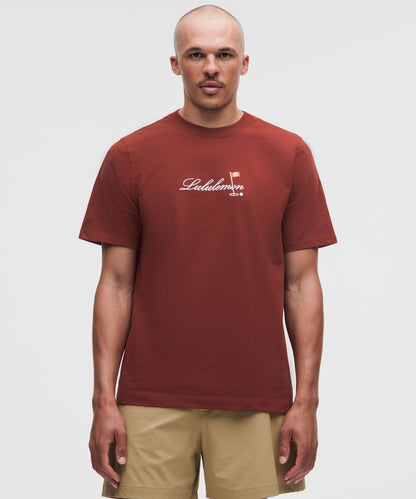 Lululemon Heavyweight Classic-Fit Cotton T-Shirt *Golf Flag