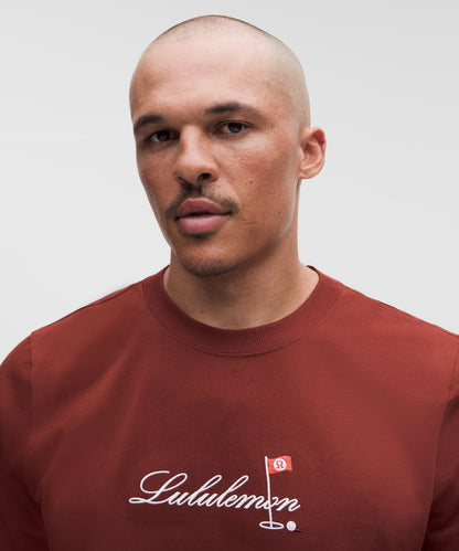 Lululemon Heavyweight Classic-Fit Cotton T-Shirt *Golf Flag