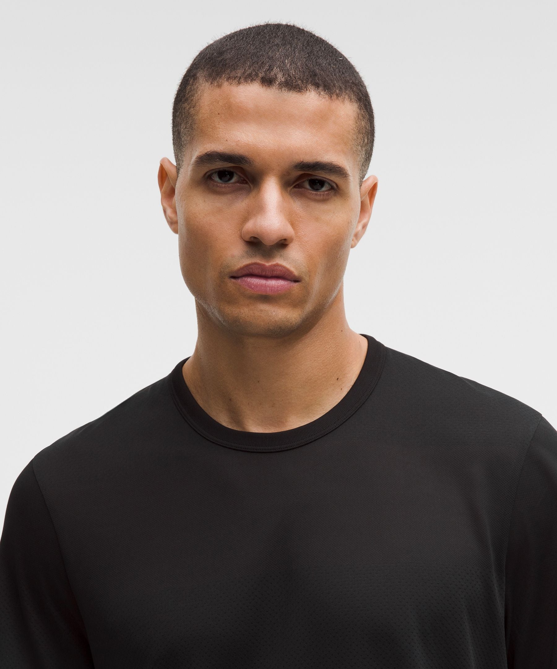 Lululemon Men's Fast and Free Short-Sleeve Shirt *Perforated Stripe