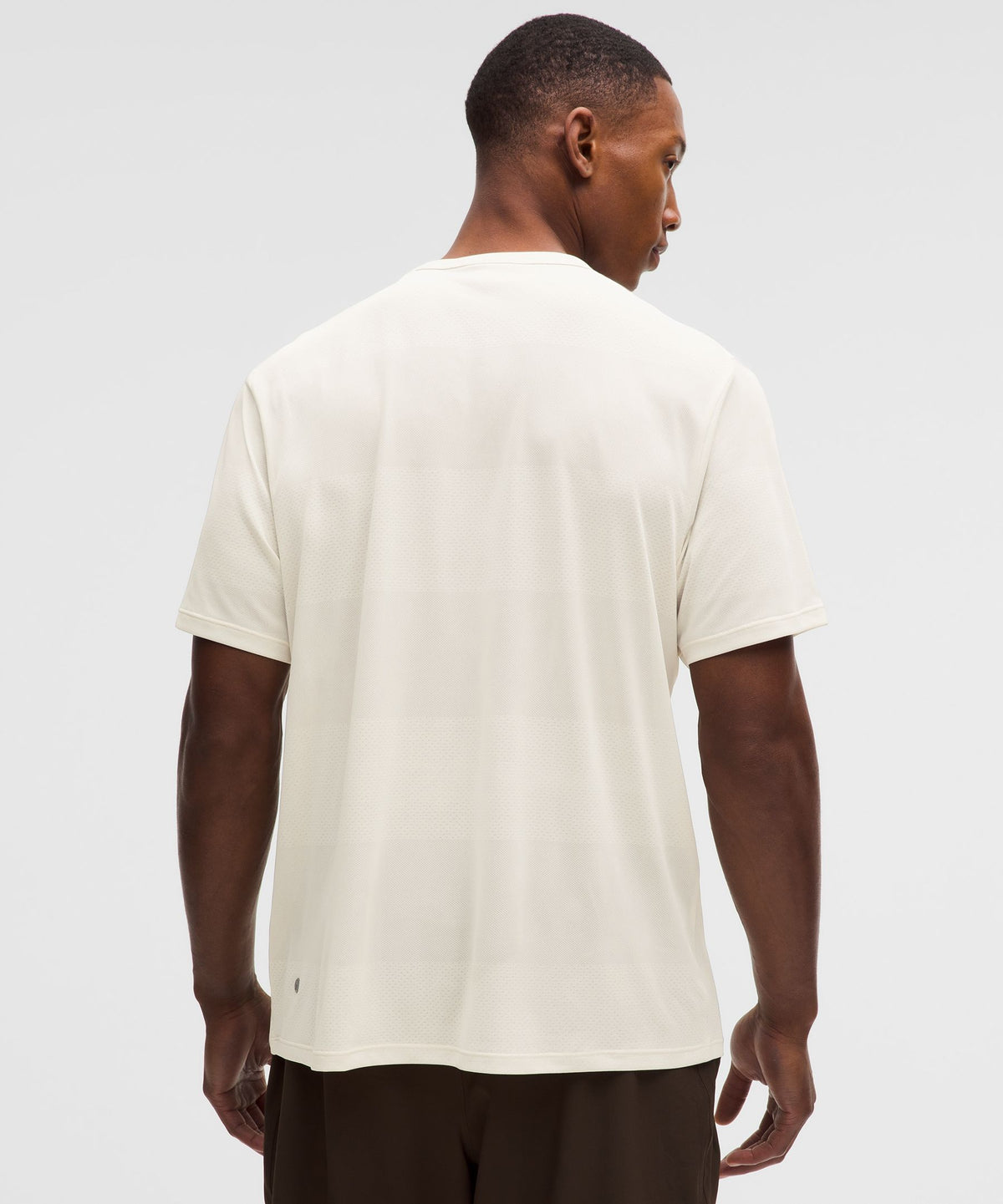 Lululemon Men's Fast and Free Short-Sleeve Shirt *Perforated Stripe