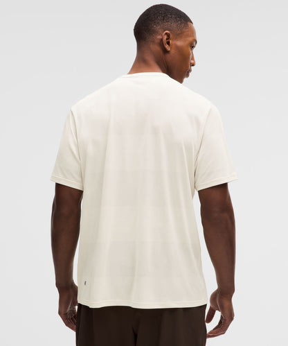 Lululemon Men's Fast and Free Short-Sleeve Shirt *Perforated Stripe