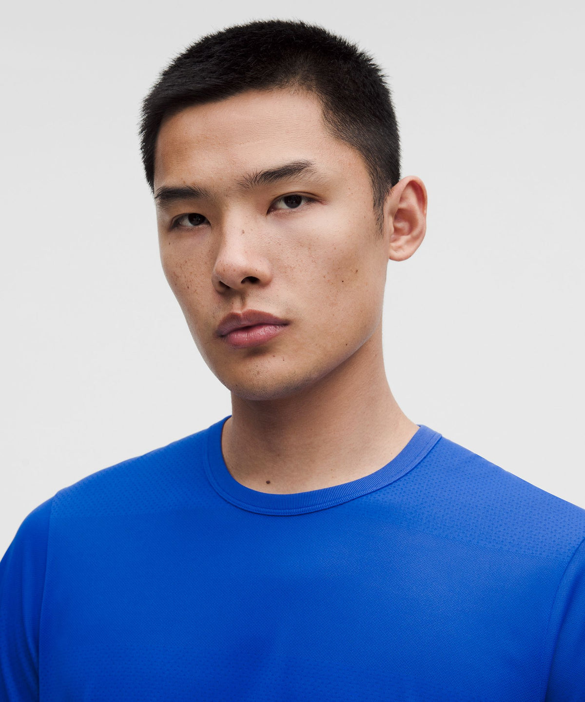 Lululemon Men's Fast and Free Short-Sleeve Shirt *Perforated Stripe
