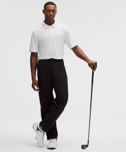 Lululemon UV-Protective Striped Mesh Tennis Polo Shirt