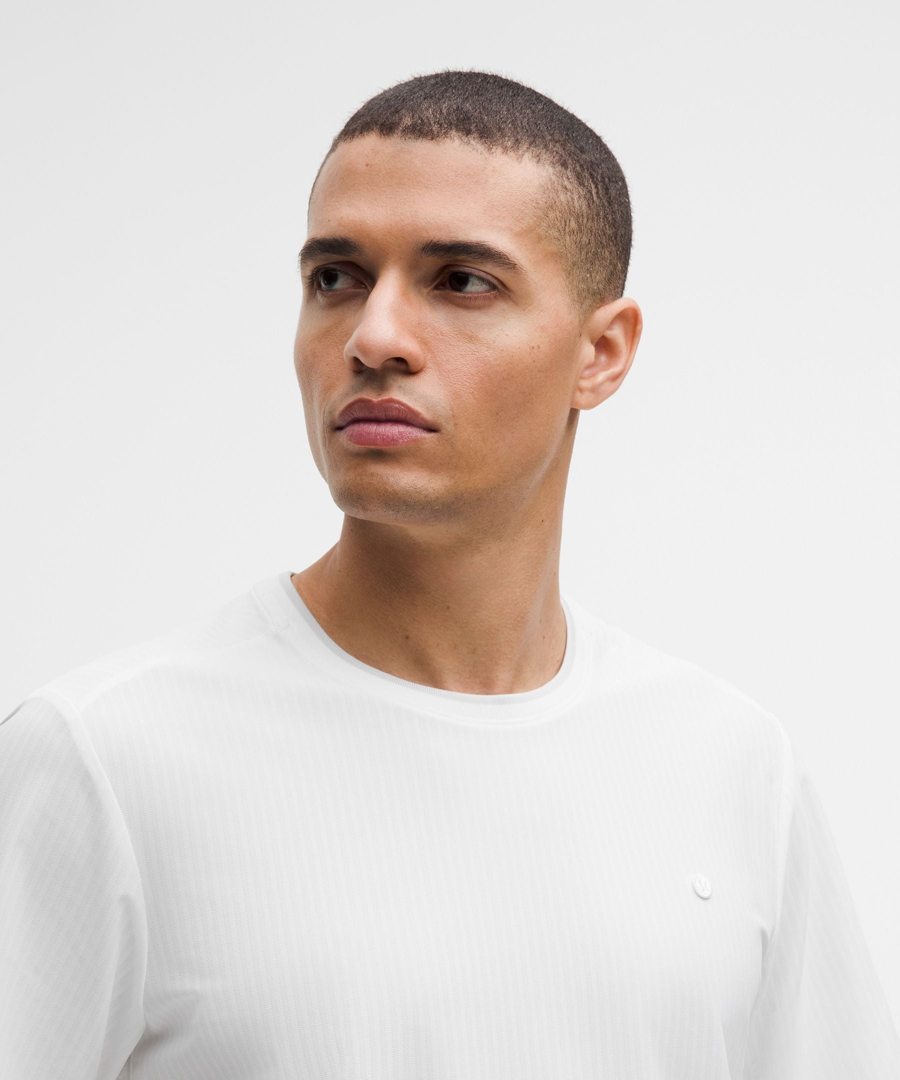 Lululemon UV-Protective Striped Mesh Tennis T-Shirt