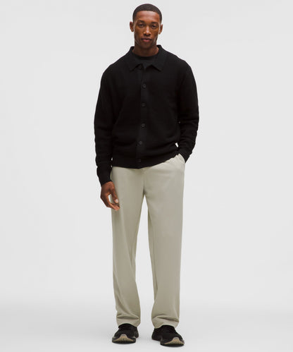 Lululemon Cotton-Blend Knit Collared Cardigan
