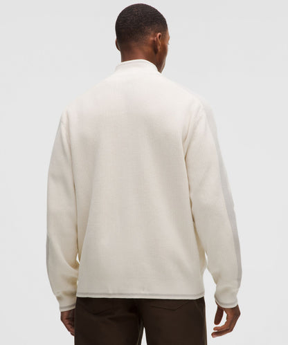 Lululemon Cotton-Blend Knit Full-Zip Sweater