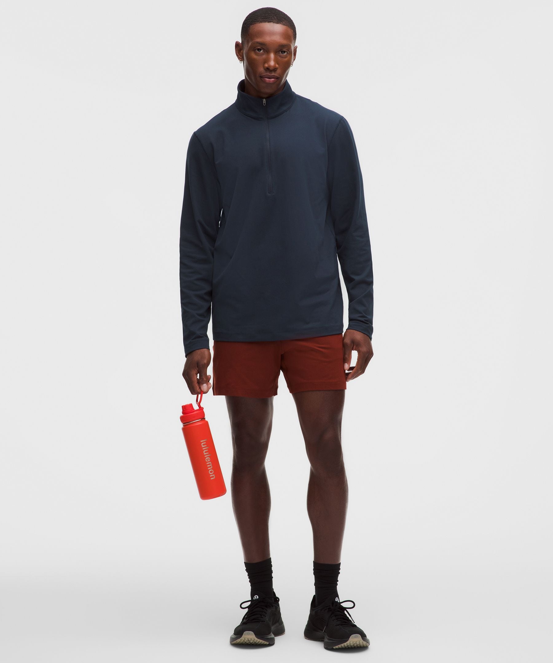 Lululemon Mesh Soft Jersey Half Zip