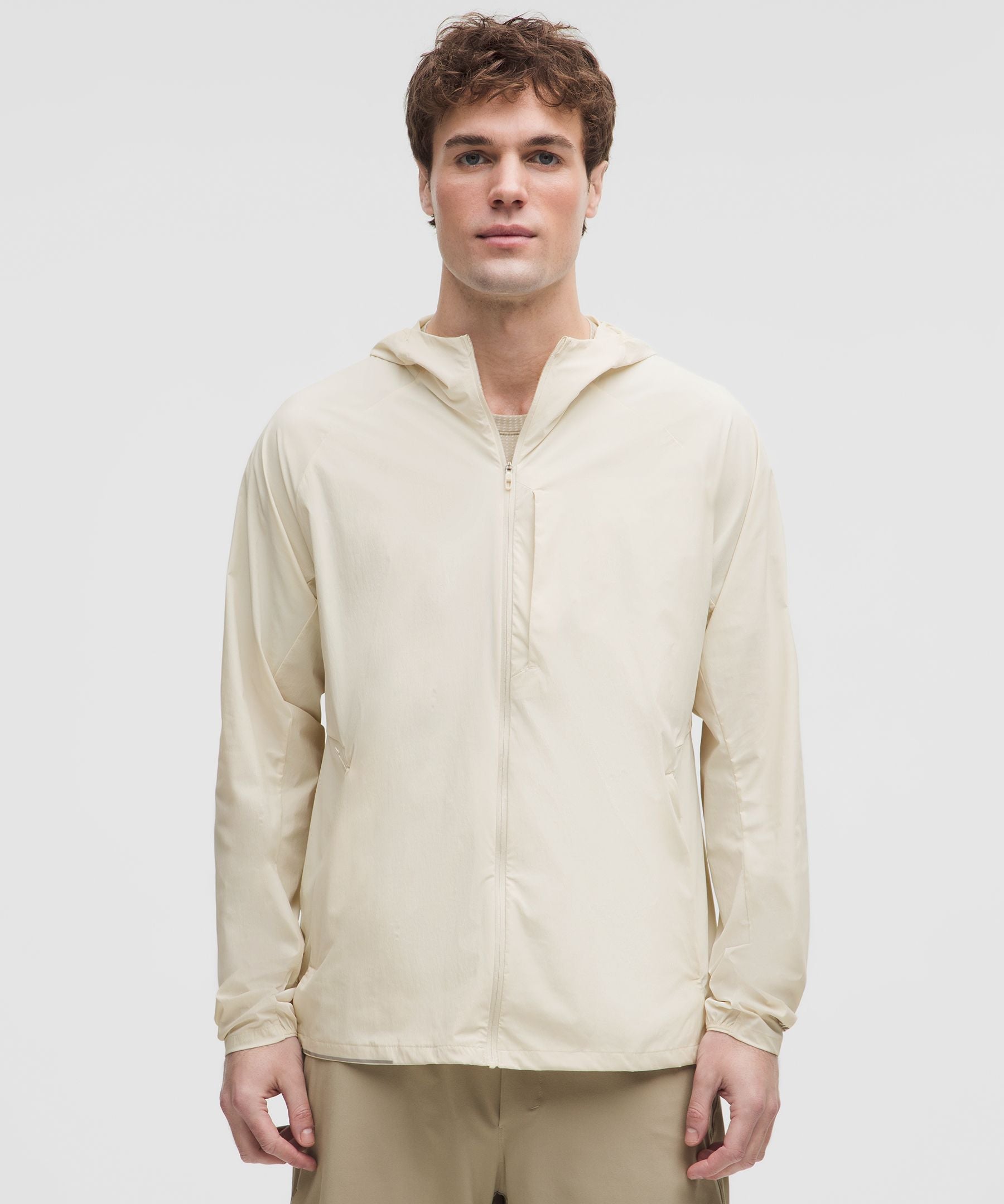 Lululemon Fast and Free Jacket Light Ivory