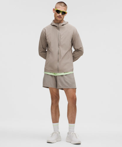 Lululemon Fast and Free Jacket Warm Ash Grey