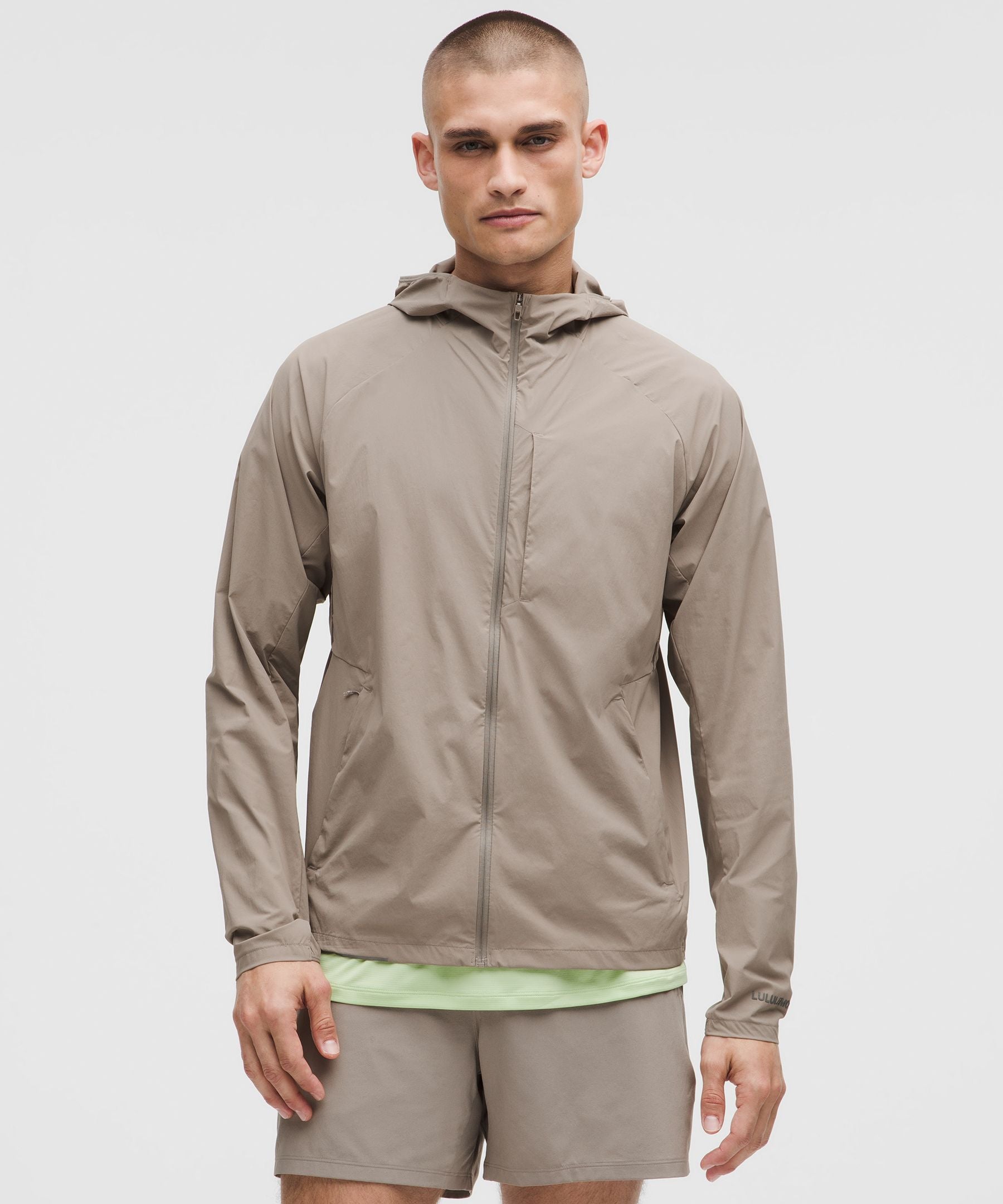 Lululemon Fast and Free Jacket Warm Ash Grey