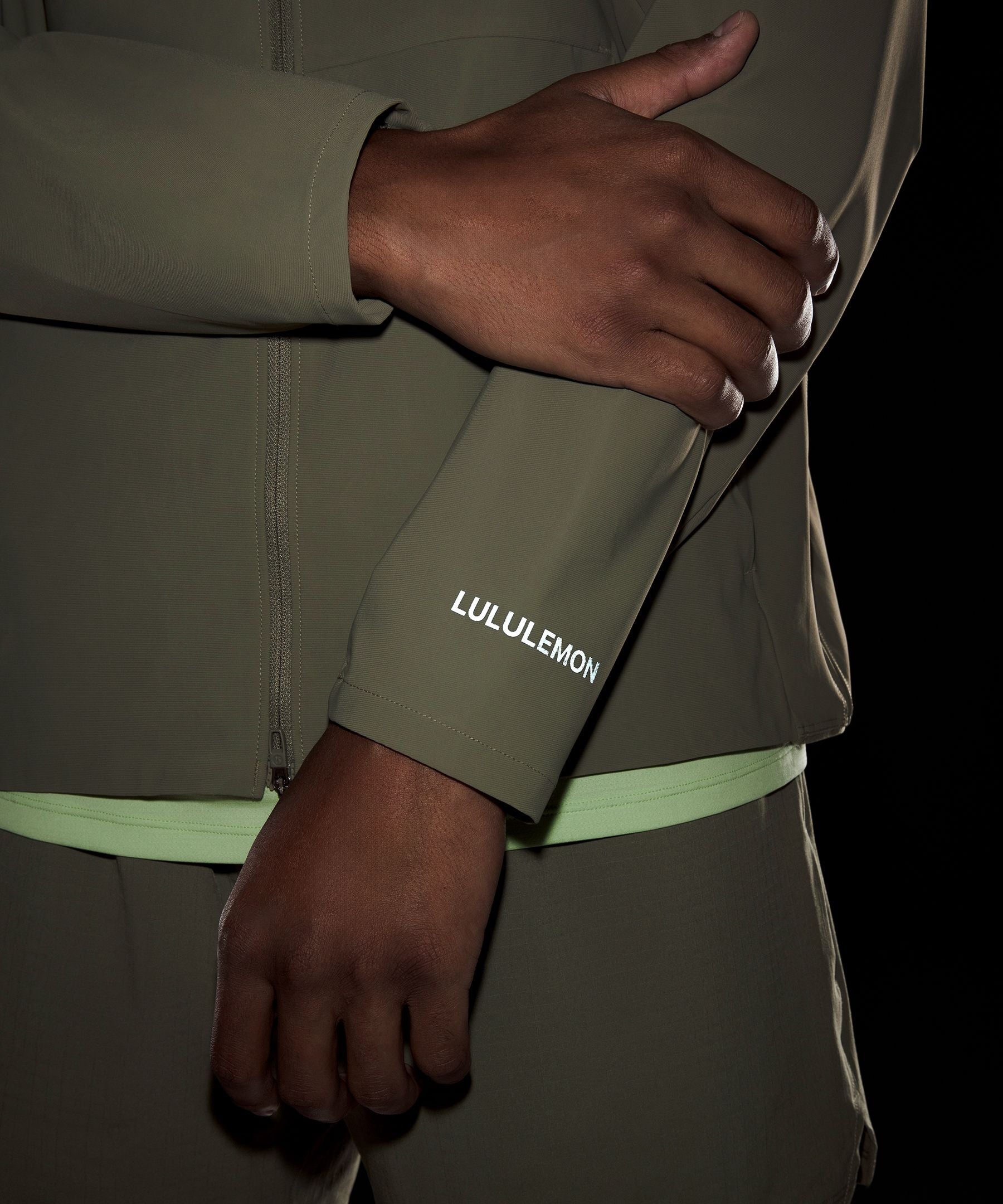 Lululemon Pace Breaker Jacket Bay Leaf