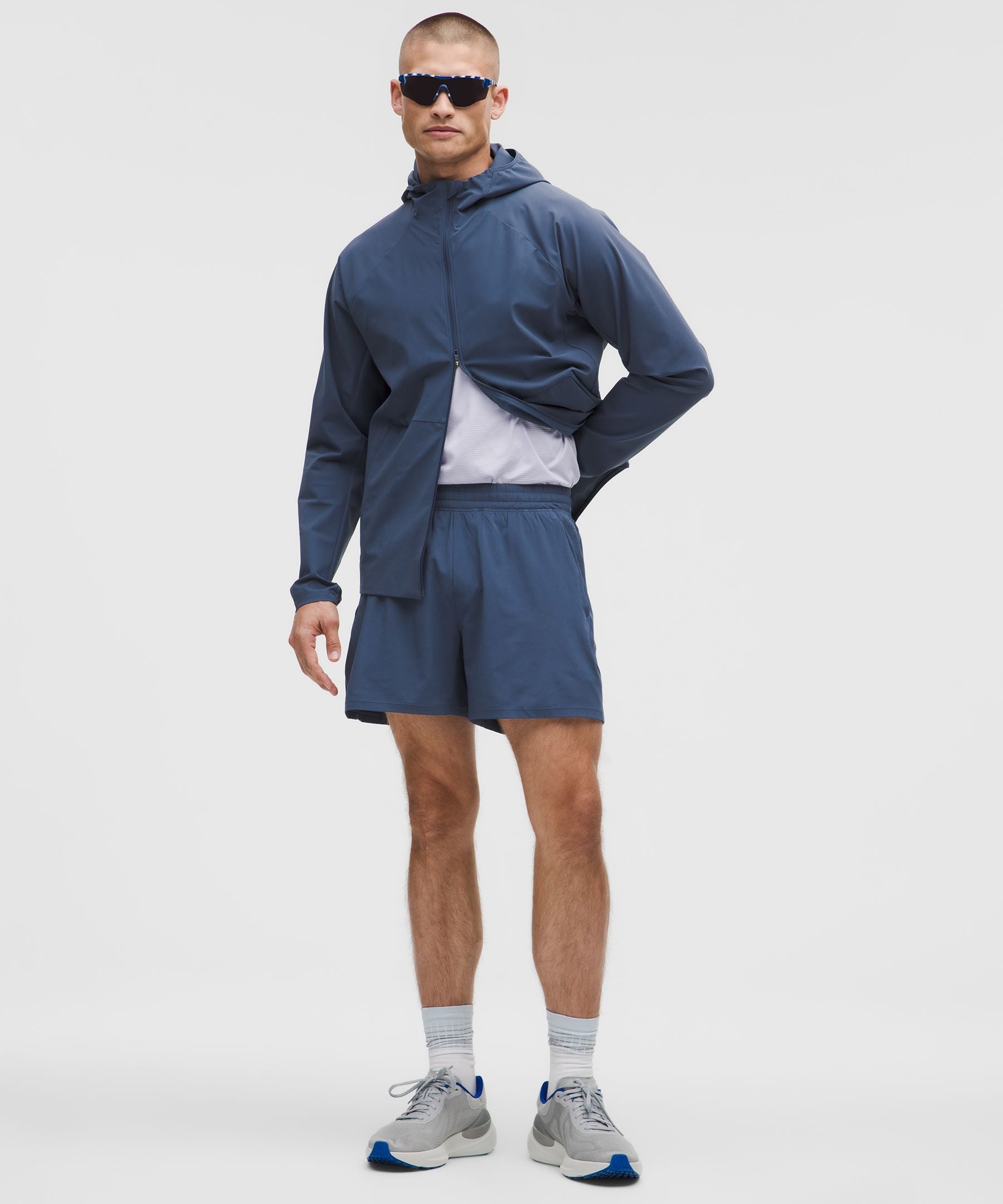 Lululemon Pace Breaker Jacket Blue Twill