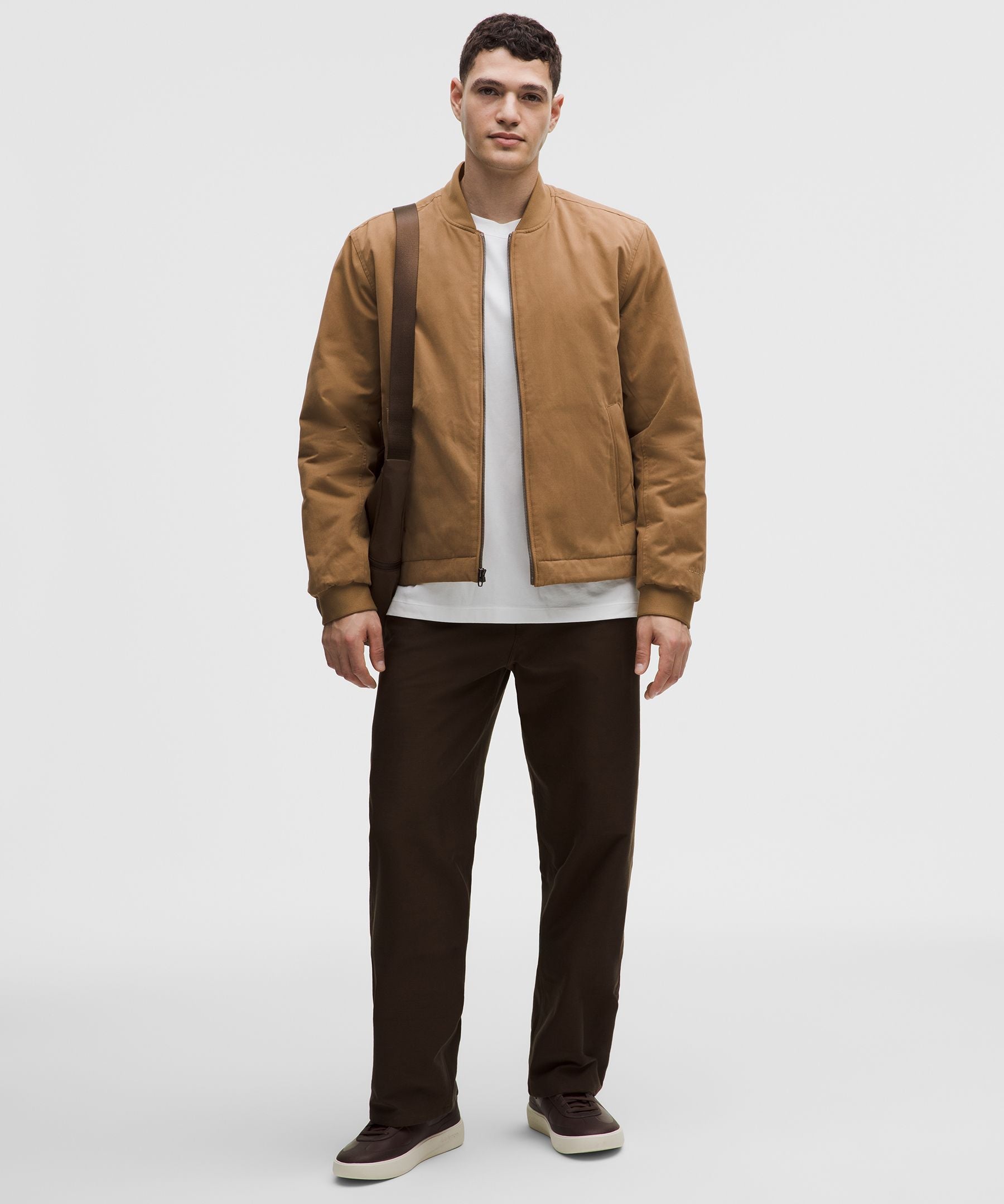 Lululemon Insulated Cotton-Blend Bomber Jacket
