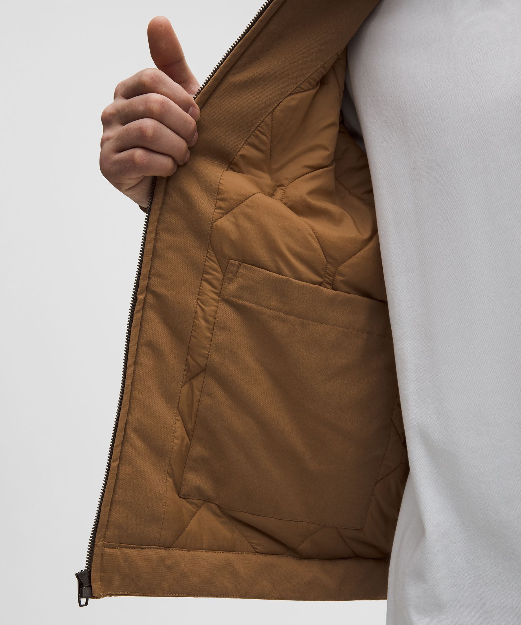 Lululemon Insulated Cotton-Blend Bomber Jacket