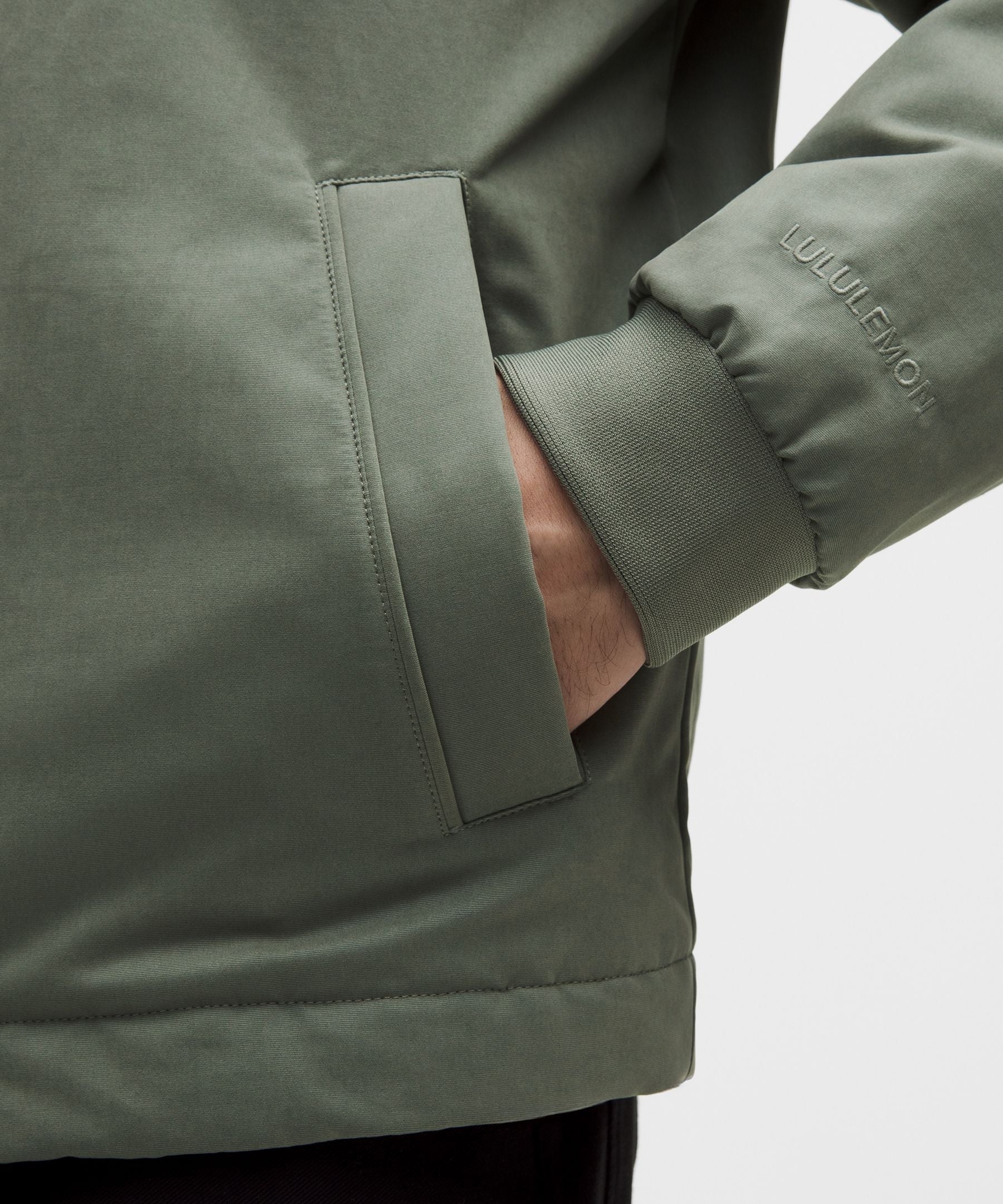 Lululemon Insulated Cotton-Blend Bomber Jacket