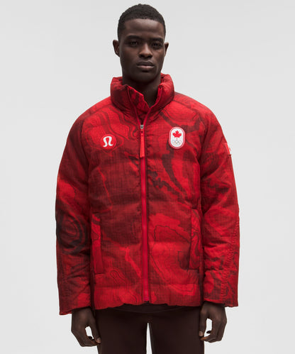 Lululemon Team Canada Men's Wunder Puff Translucent 600-Down-Fill Jacket *COC Logo
