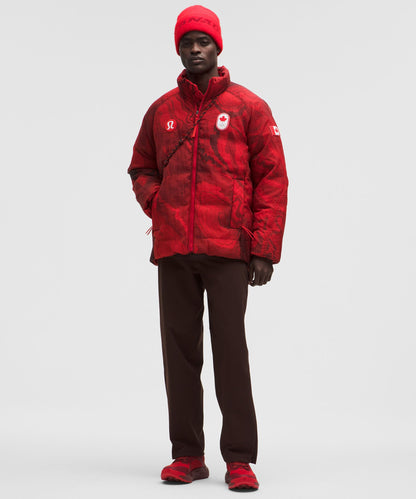 Lululemon Team Canada Men's Wunder Puff Translucent 600-Down-Fill Jacket *COC Logo
