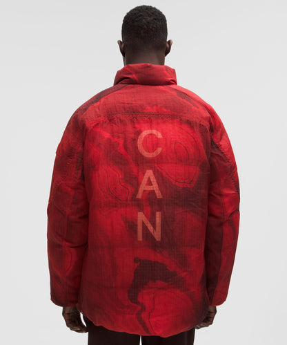 Lululemon Team Canada Men's Wunder Puff Translucent 600-Down-Fill Jacket *COC Logo